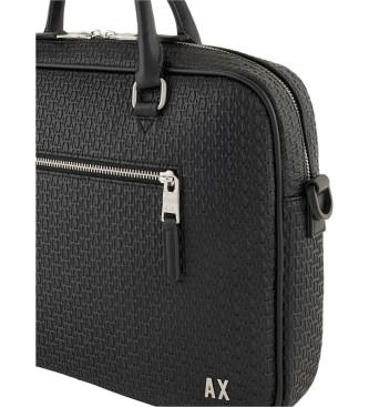 Armani Exchange Borsa portadocumenti nera