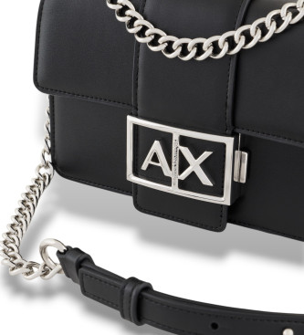 Armani Exchange Saco metlico com logtipo preto