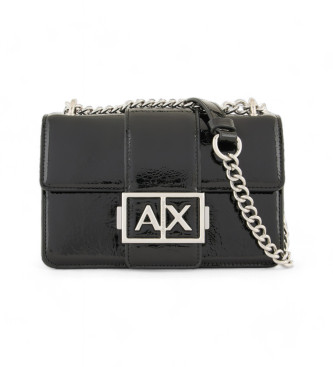 Armani Exchange Torba na ramię z logo czarna