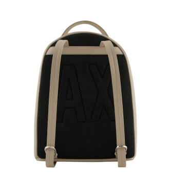 Armani Exchange Mochila redonda bege