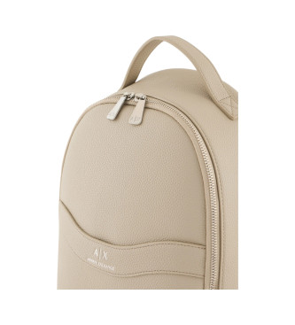 Armani Exchange Runder beiger Rucksack