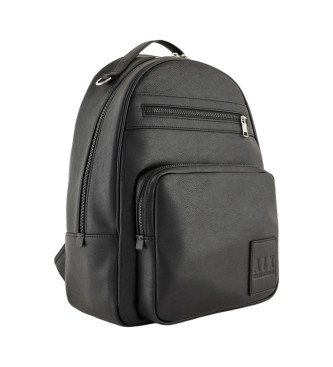 Armani Exchange Logo Backpack Black