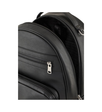 Armani Exchange Mochila com logtipo Preto