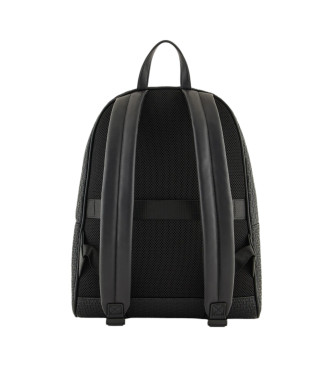 Armani Exchange Logo backpack black