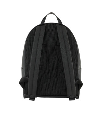 Armani Exchange Logo backpack black