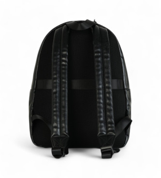 Armani Exchange Mochila logotipo negro