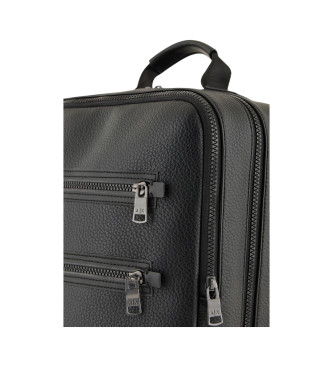 Armani Exchange Mochila rectangular negro