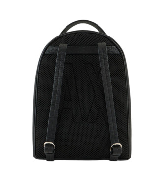 Armani Exchange Mochila redonda preta