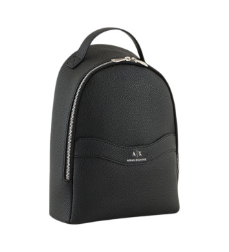 Armani Exchange Round Backpack Schwarz