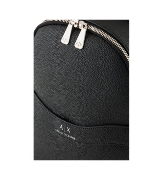 Armani Exchange Mochila redonda Negro