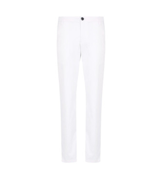 Armani Exchange Pantalon chino blanc