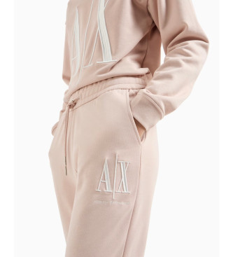 Armani Exchange Icon Project Jogger hlače roza