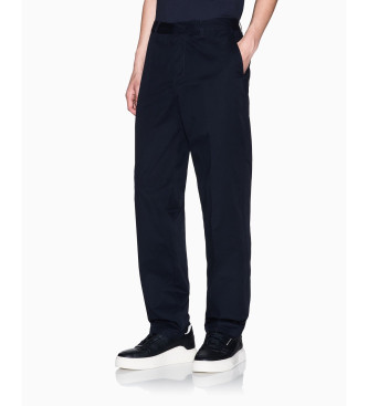 Armani Exchange Gerade Twill-Hose navy