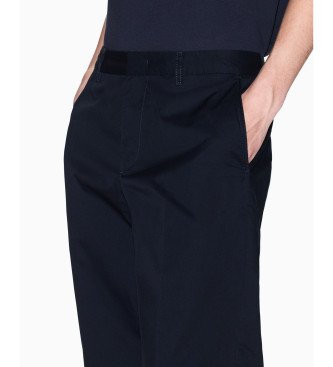 Armani Exchange Gerade Twill-Hose navy