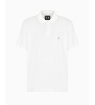 Armani Exchange Polo en coton blanc