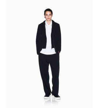 Armani Exchange White cotton polo shirt