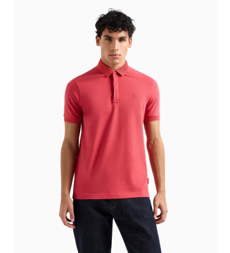 Armani Exchange Plo de algodo vermelho