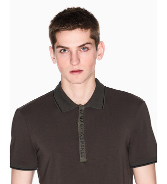 Armani Exchange Polo  manches courtes noir