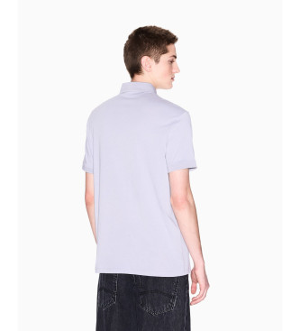 Armani Exchange Milan lilac polo shirt