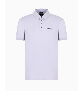 Armani Exchange Milan lilac polo shirt