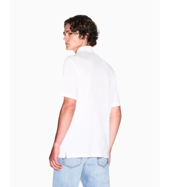 Armani Exchange Witte polo met korte mouwen