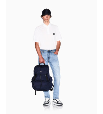 Armani Exchange Witte polo met korte mouwen