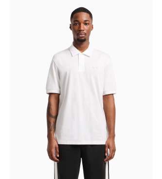 Armani Exchange Polo Piqu Logo blanc
