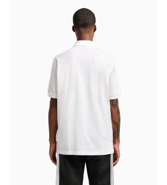 Armani Exchange Polo Piqu Logo blanc