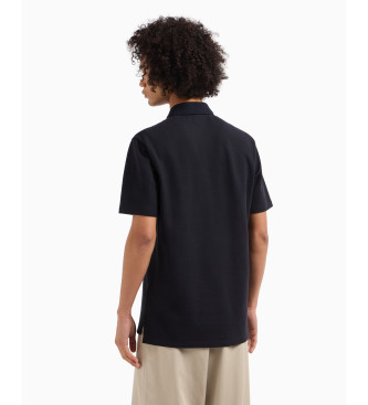 Armani Exchange Polo de manga corta marino