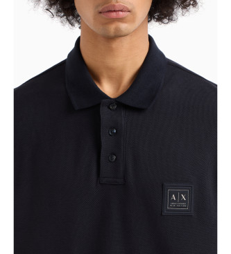 Armani Exchange Polo de manga corta marino