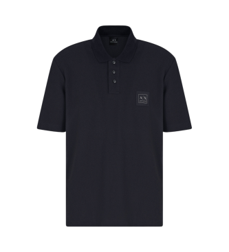 Armani Exchange Polo de manga corta marino