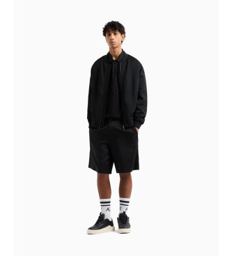Armani Exchange Polo de manga corta negro