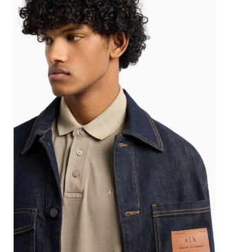 Armani Exchange Beige effect polo