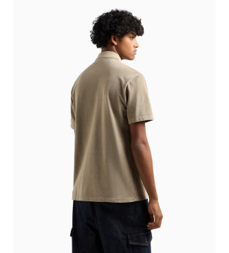 Armani Exchange Beige effect polo