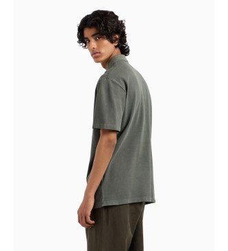 Armani Exchange Groen effect poloshirt