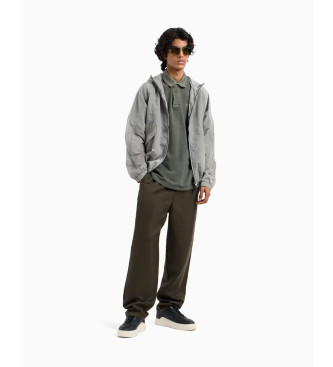 Armani Exchange Groen effect poloshirt
