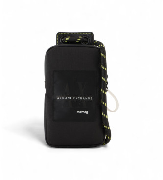 Armani Exchange Suporte para telemvel Tech preto