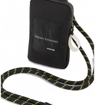 Armani Exchange Suporte para telemvel Tech preto