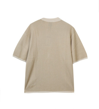 Armani Exchange Camiseta de punto beige