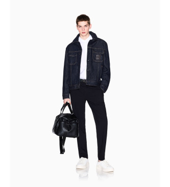 Armani Exchange Srajca z dolgimi rokavi bela
