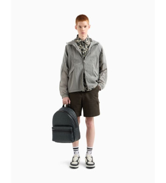 Armani Exchange Zielona koszulka z nadrukiem