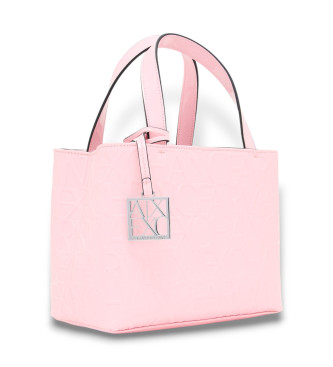 Armani Exchange Rosa Einkaufstaschen