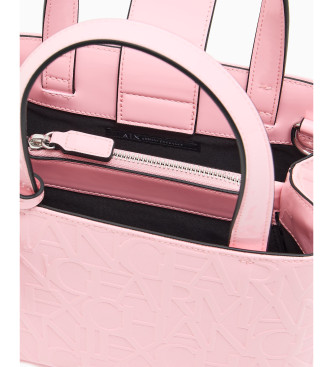 Armani Exchange Rosa Einkaufstaschen