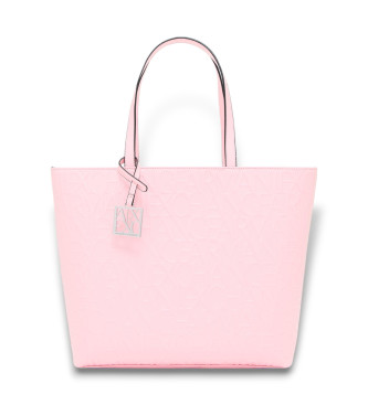 Armani Exchange Bolso tote rosa