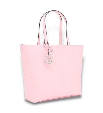 Armani Exchange Bolso tote rosa