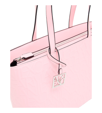 Armani Exchange Bolso tote rosa