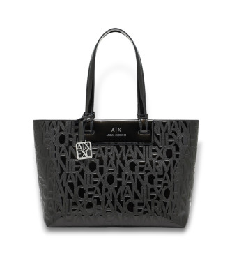 A|X Armani Exchange Zwarte boodschappentas