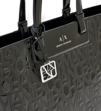 A|X Armani Exchange Zwarte boodschappentas
