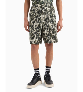Armani Exchange Pantaloncini in twill verde