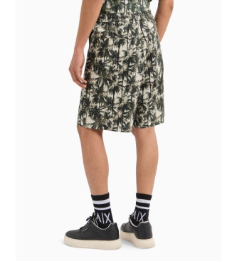 Armani Exchange Pantaloncini in twill verde